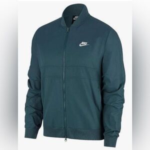 Nike Sportswear Men's Small S Lightweight Bomber Woven Players Jacket Full Zip